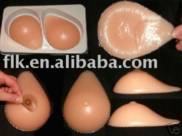silicone teardrop-shaped breast forms/silicone breast forms