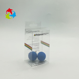 Disposable clear PET plastic folding box