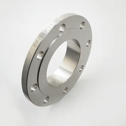 Large diameter flange with neck