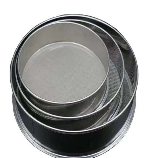 Custom Perforated Woven Mesh Screens for Soil Particle Filtration - Factory Supplies 200 MM Diameter