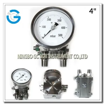 High quality double diaphragm manometro differential pressure