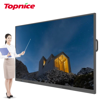 Topnice 65-inch Interactive Projection Smart Board for Conference Room and School