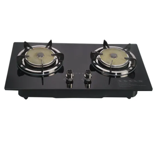 Double burner built-in glass top Stove