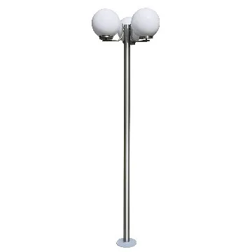 Stainless steel  garden lamp with three heads