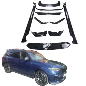 Glossy Black G07 X7 Aero Kit for BMW X7 Series SUV - 2020/2021/2022 Facelift
