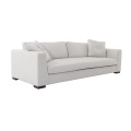 Bản sao sofa vải ba chỗ thanh lịch