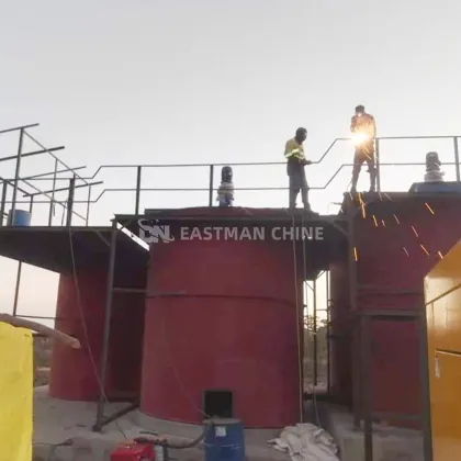 300TPD High Recovery CIP Gold Refinery Plant Price