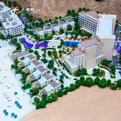 135 scale model canopy hotel design architecture