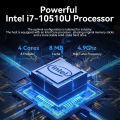 Mini PC Dual Ethernet Core I7 10510U процессор