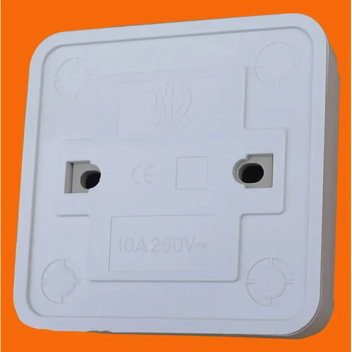 Saklar Dinding Terbuka Bergaya Eropa dengan Lampu Single-on Switch