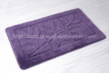 leaf style bathroom mat
