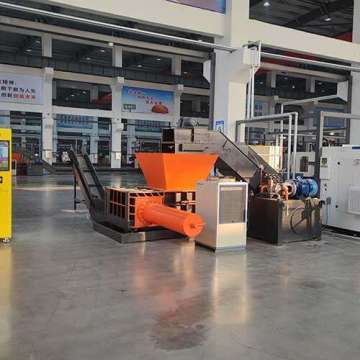 Aluminium Extrusion Scrap Compress Baler Machine