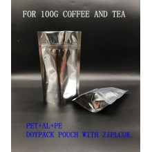 Aluminum Stand up Ziplock bags For Wholesale