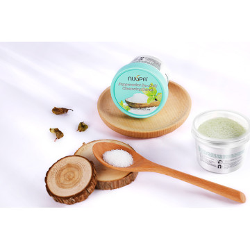 Scrub Pembersih Garam Laut Peppermint