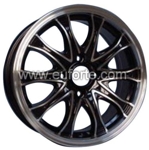 13 ", 14" dan 15 "styling kustom hitam aluminium paduan roda rim