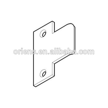 Customized door blank strike plate