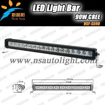 Combinable CREE led bar 30W auto led bar light led hanging light bars