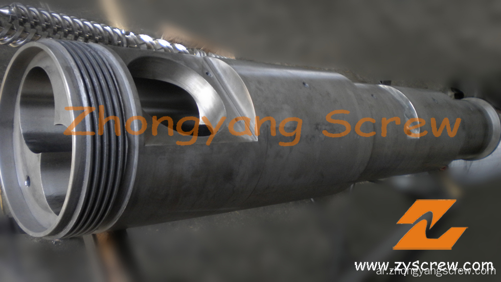 Conical Twin Conical Screw Barrel for PE