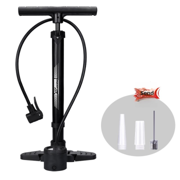 ENLEE Plastic Handle Aluminum Alloy Air Pump with 230 PSI Gauge