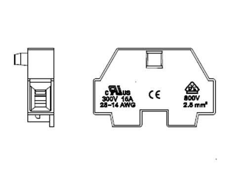 Distribution Cable Connector Terminal Blocks