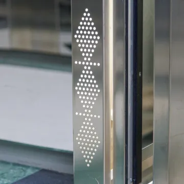 Grade 304 Stainless Steel Natural Color Passenger Lifts