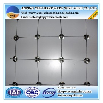 High quality galvanized cattle field fence/grassland mesh fence