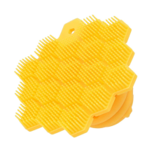 Mango de agarre fácil 100% scrubber de silicona para niños