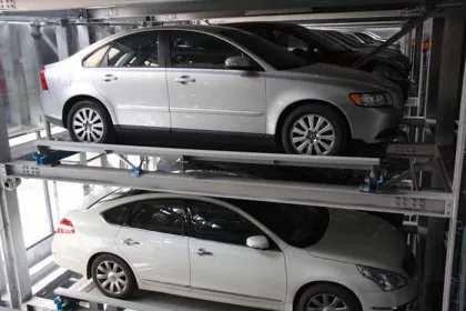 PCSY robotic revolving multi layers vertical parking garage