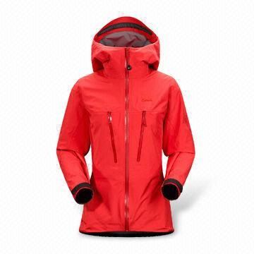 Ladies' Ski Jacket with Heat Transfer Labels