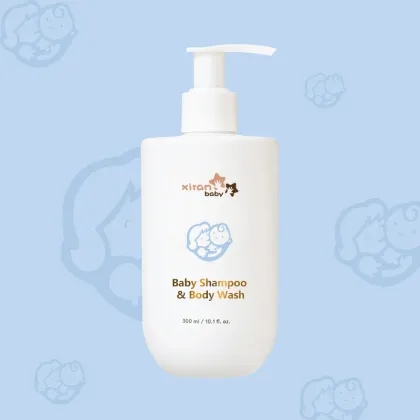 OEM Private Label Sulfate-Free 2-in-1 Baby Shower Gel & Shampoo - Moisture Organic Baby Wash