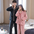 Couples pajamas fall/winter coral fleece