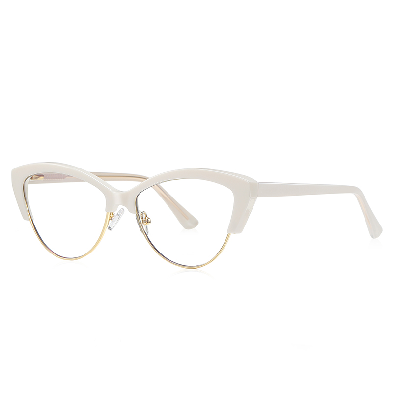 Metal Eyebrow TR90 Eyeglasses