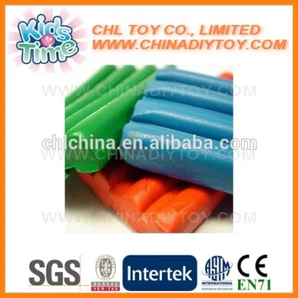 Promotional intelligent plasticine clay, professional non toxic plasticine magical toy, DIY multi color rubber dough