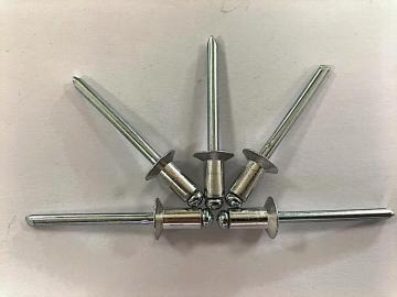 Aluminium/Steel countersunk opend end blind rivets