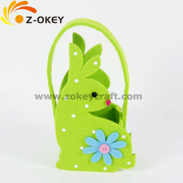 Lovely rabbit shape felt basket for Easter www alibaba com