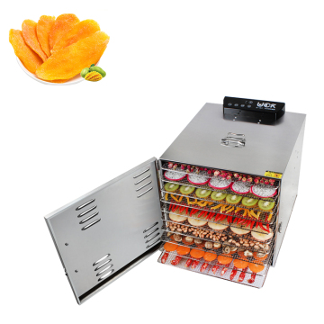 Fabrik direkt 10 Palette Doppelschale Edelstahl -Lebensmitteldehydrator