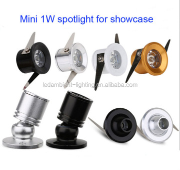 1 Watt Recessed LED Mini Ceiling Downlight for Jewelry Showcases