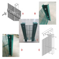 Galvanized Garden 358 High Security Anti-climb Fence