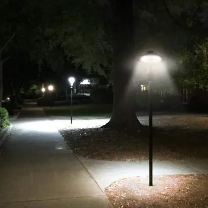 BBIER 150W LED Solar Post Top Mushroom Lights