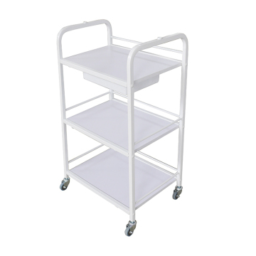 Salon Utility Cart Trolley White