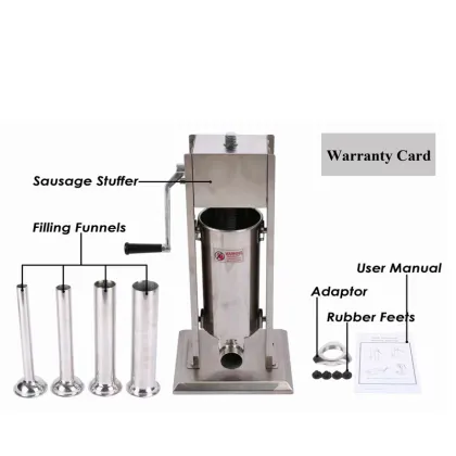 3L Manual Sausage Stuffer: Filling Machine for Sausage Making and Salami Production