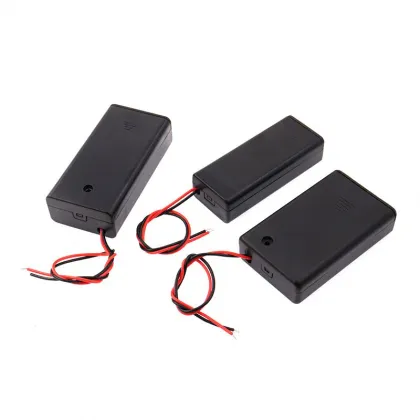 9V 6xAA Battery Holder Box Back-to-Back with Wire Leads
