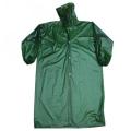 Impermeable de PVC verde