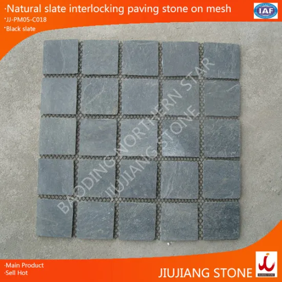 natural meshed flagstone mat stone tile