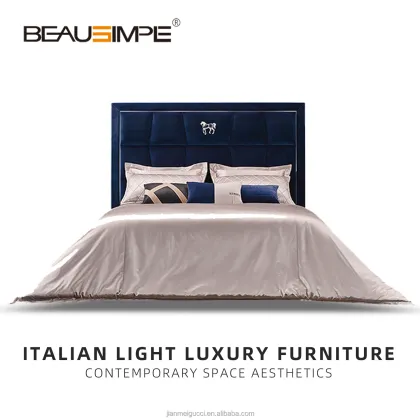 Luxury Wooden Frame 4 Bedroom Sets