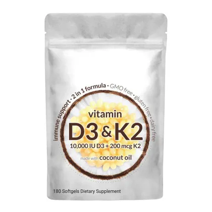 OEM Vitamin D3 K2 Softgels Vitamin Supplement