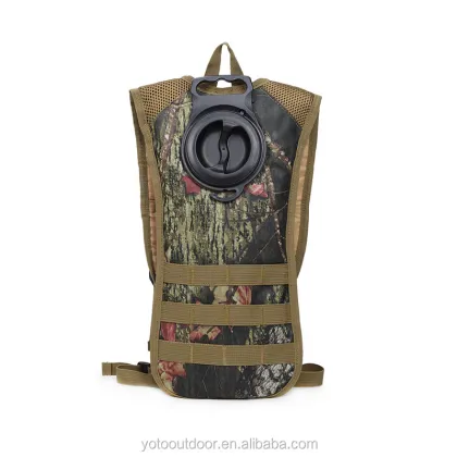Camo Tactical Hydration Backpack for Hiking and Trail Running