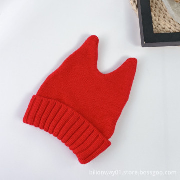 Winter hat unisex warm soft custom knitted women winter hat