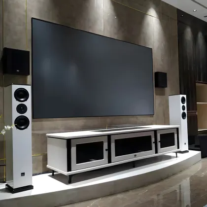 Intelligent laser TV cabinet