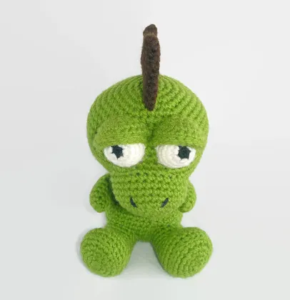 Soft baby toy stuffed knitted Baby Dragon Crochet Dragon